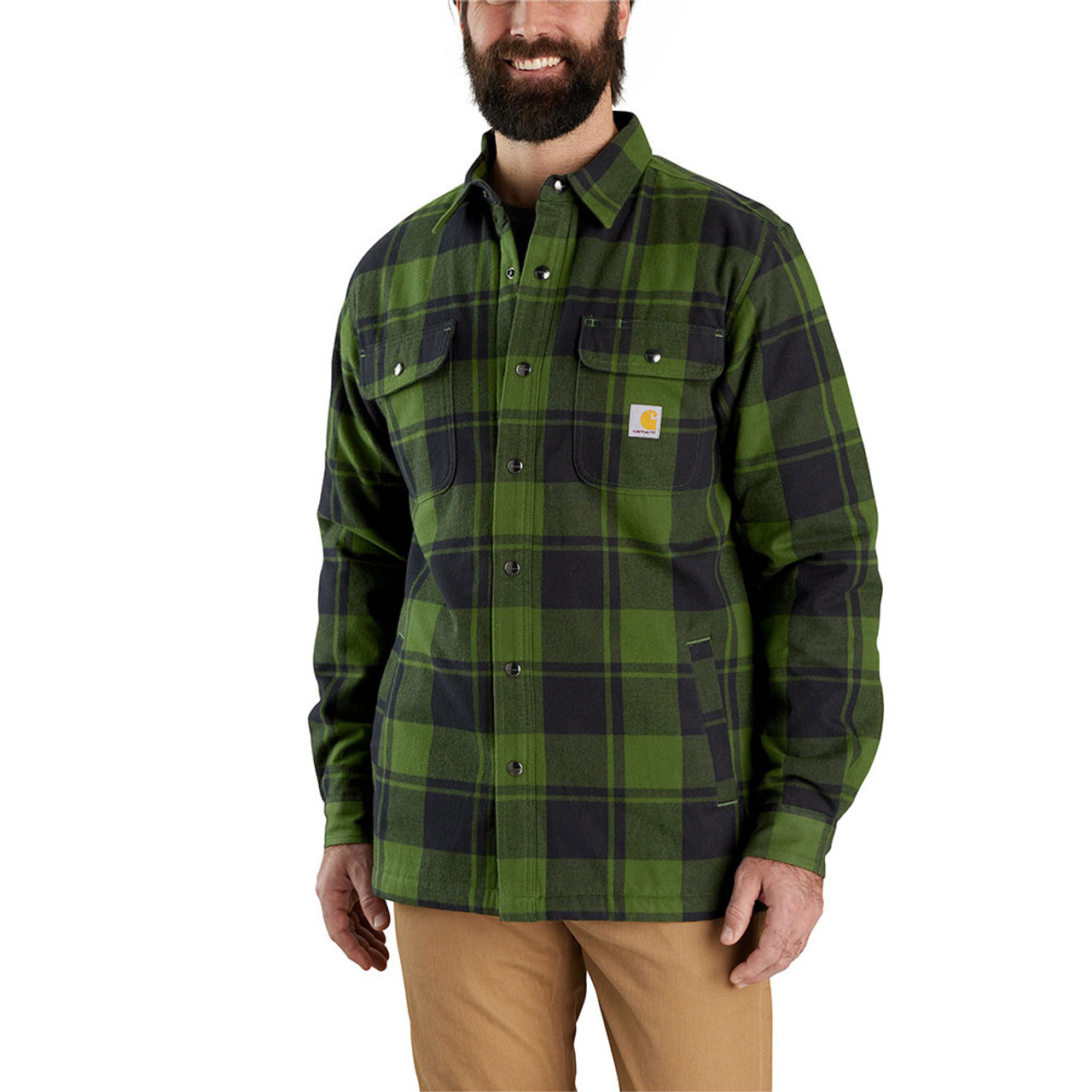 Weatherproof Vintage Men's Fleece lined Flannel Shirt Jacket | eBay