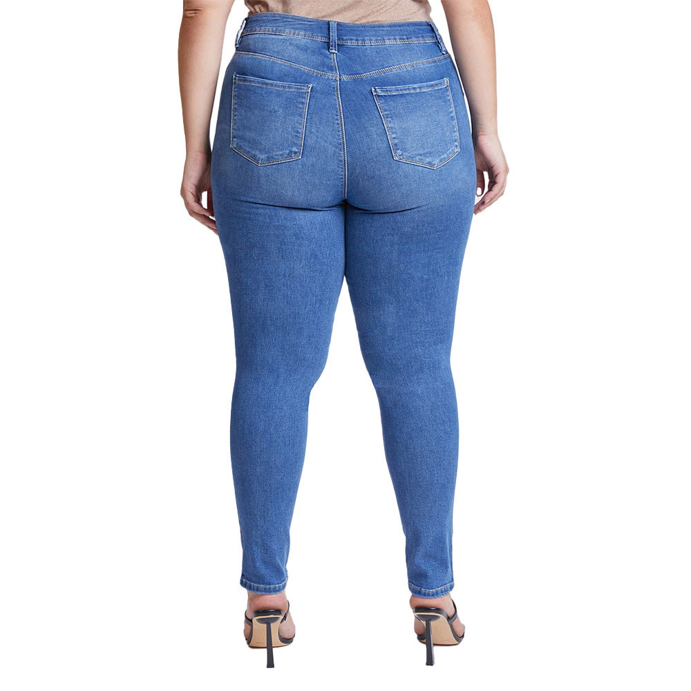 closet_sweet　HIGH WAIST SKINNY DENIM Women's YMI Missy Basic 5 Pocket Skinny Jean - Plus Size | Eagle