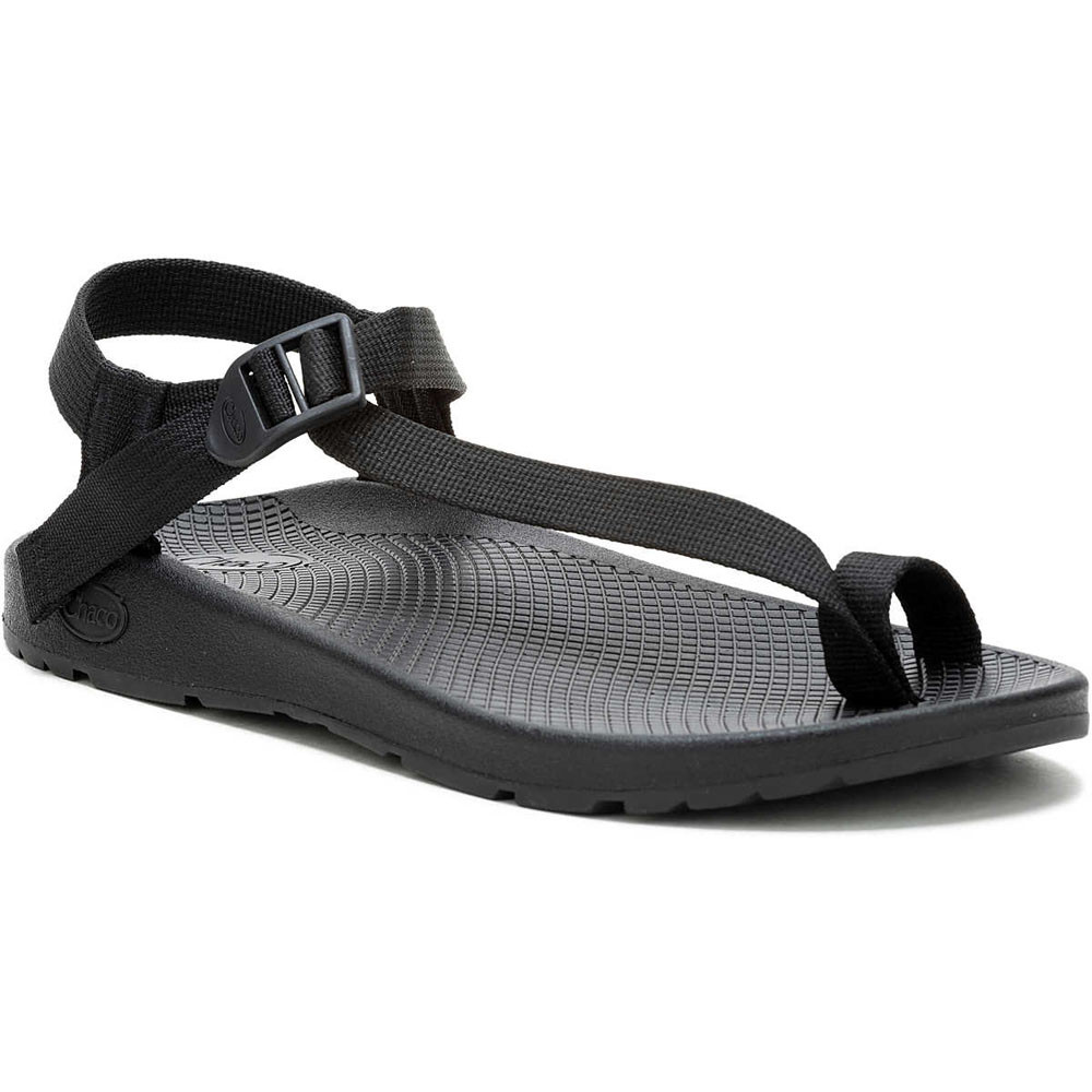NIB Chaco Bodhi Sandals Black Minimalist Strap Comfort Men’s Size 9 Chaco Bodhi Black Comfort Sandal Men main image 2
