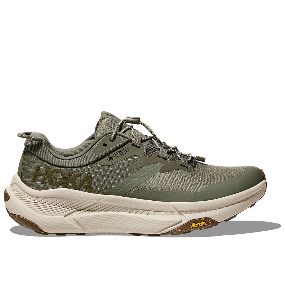 Hoka Men\'s Transport Gore Tex Running Shoes Sneakers SITM Green NIB SZ 11 Hoka Tor Summit “Moss Green” elevates a rugged hiking  main image 4