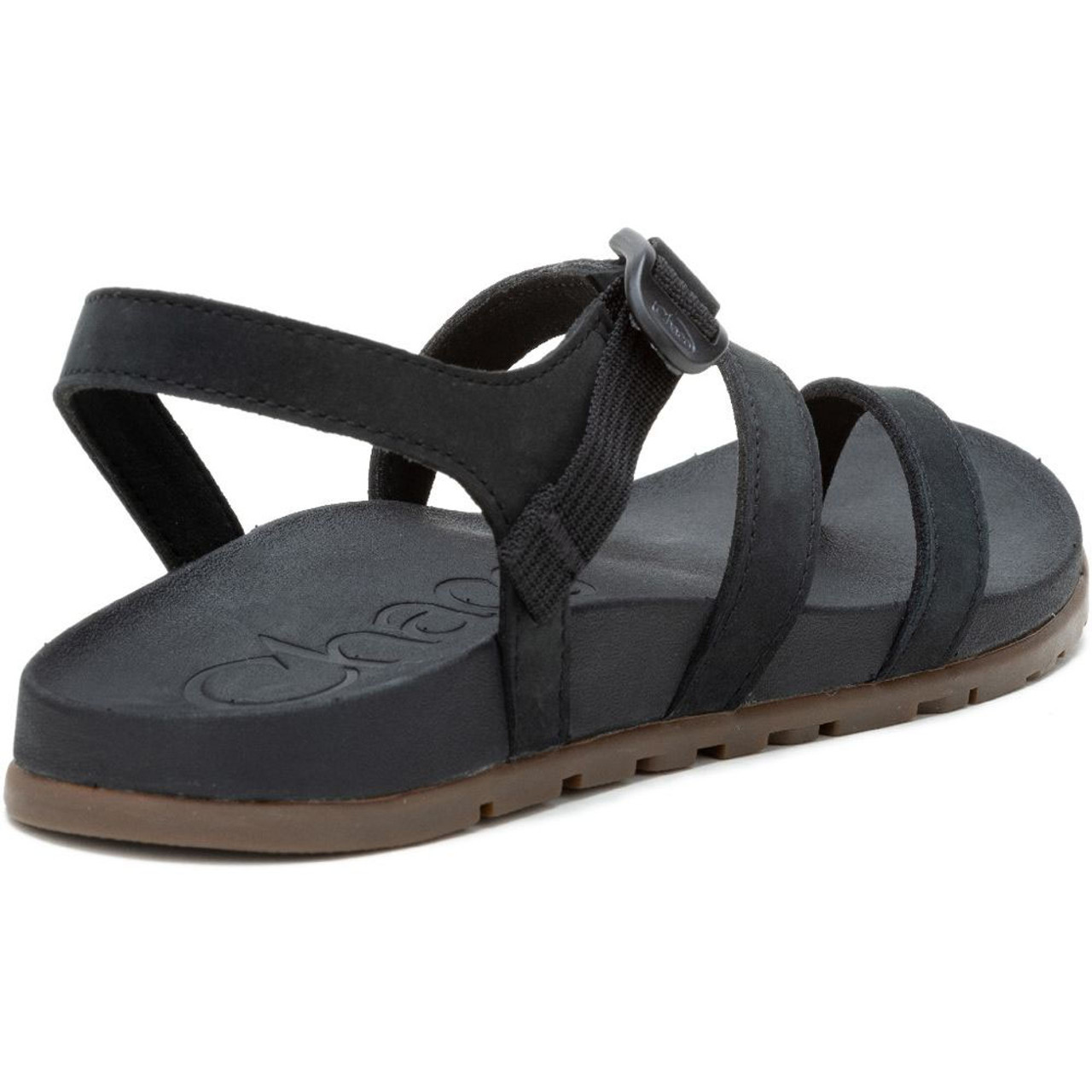 Women's Chaco Lowdown Strappy Low Sandals - Black | Eagle Eye Outfitters