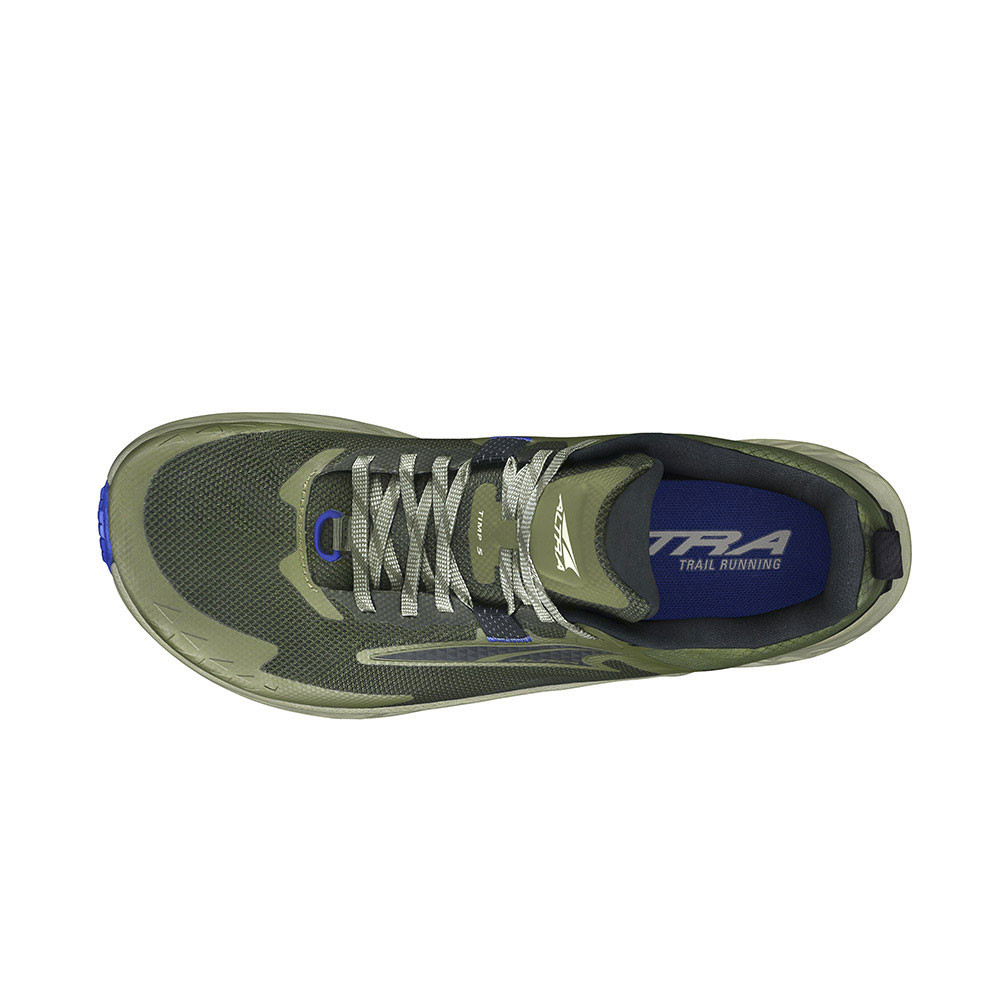 NEW ALTRA mens timp 5 trail running shoes in dusty olive Altra Men main image 2