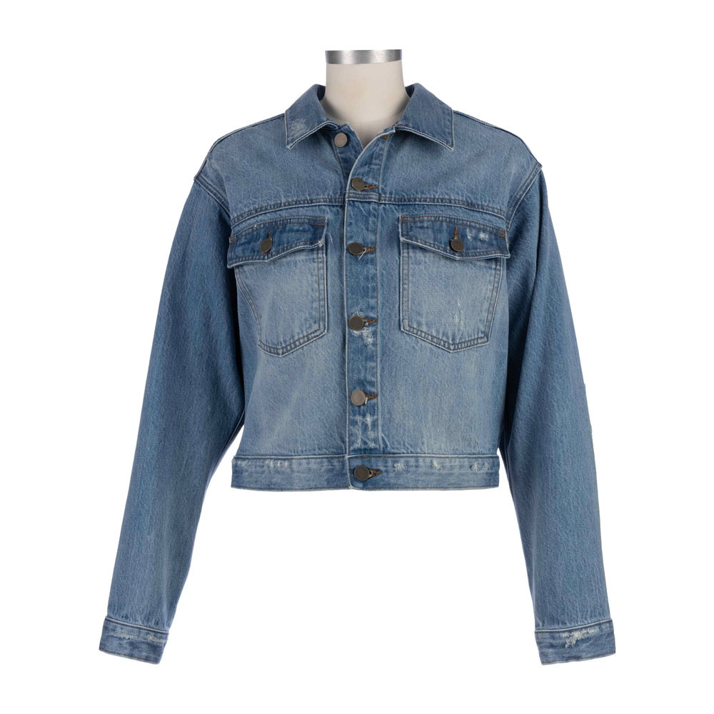 Women's Kut From The Kloth Dolly Crop Jacket - Grateful Denim