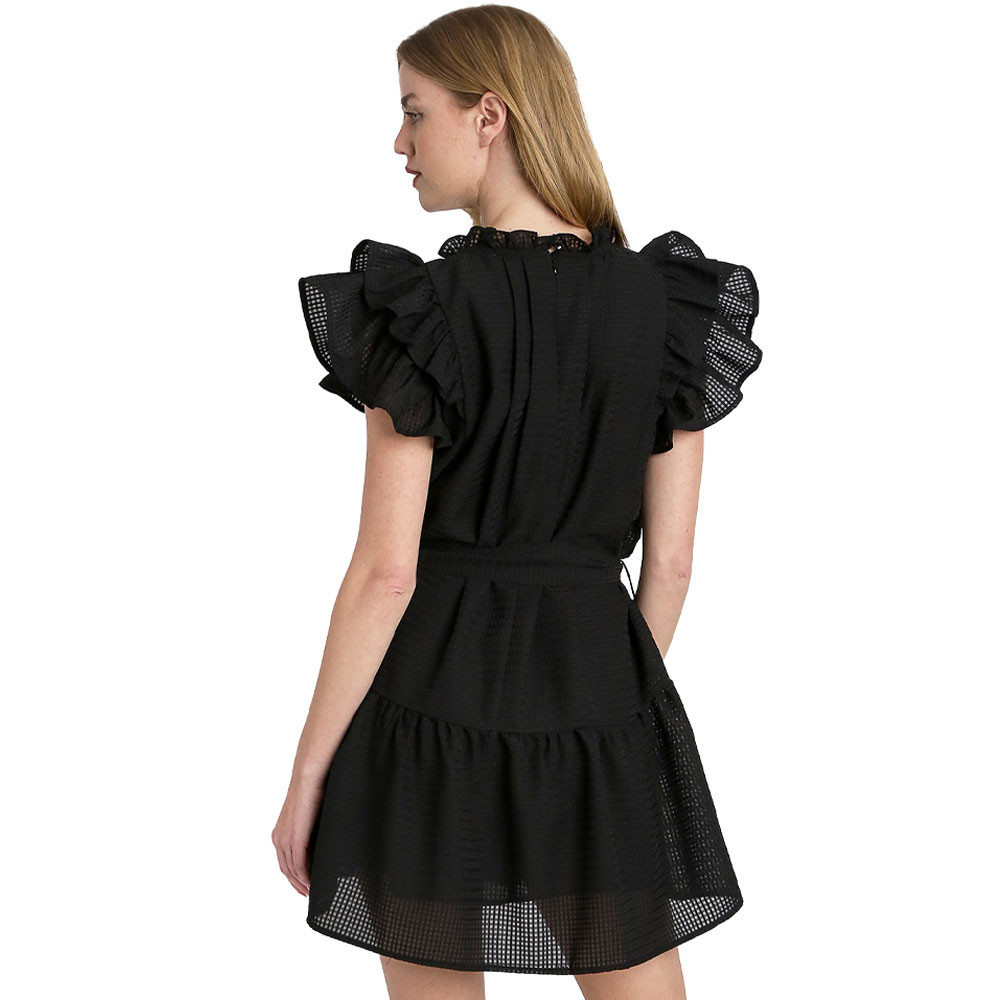 Women's Umgee Ruffle Sleeve Mini Dress With Belt | Eagle Eye Outfitters Women's Umgee Ruffle Sleeve Mini Dress With Belt | Eagle Eye Outfitters