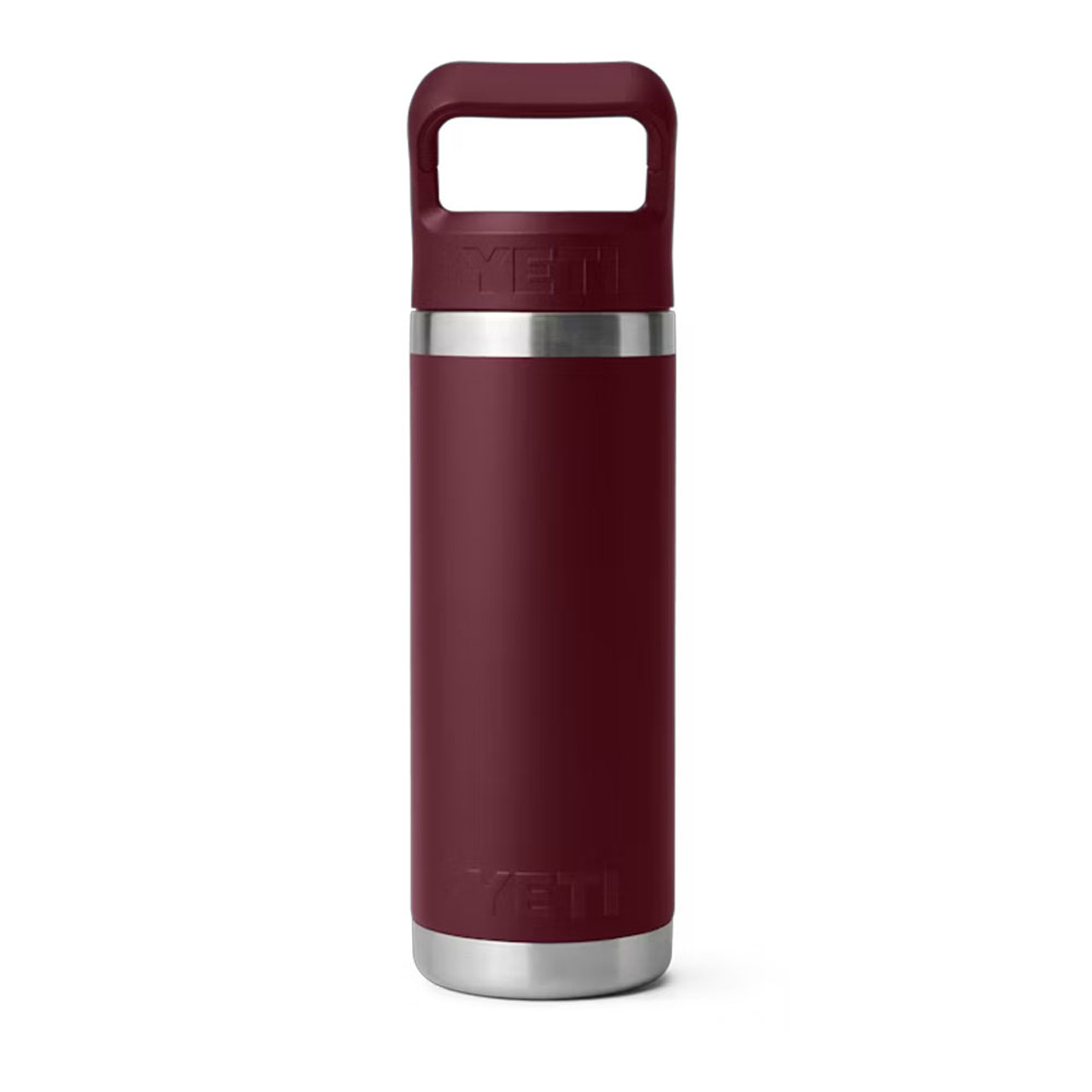YETI 18 oz Rambler Straw Bottle - Wild Vine Red | Eagle Eye