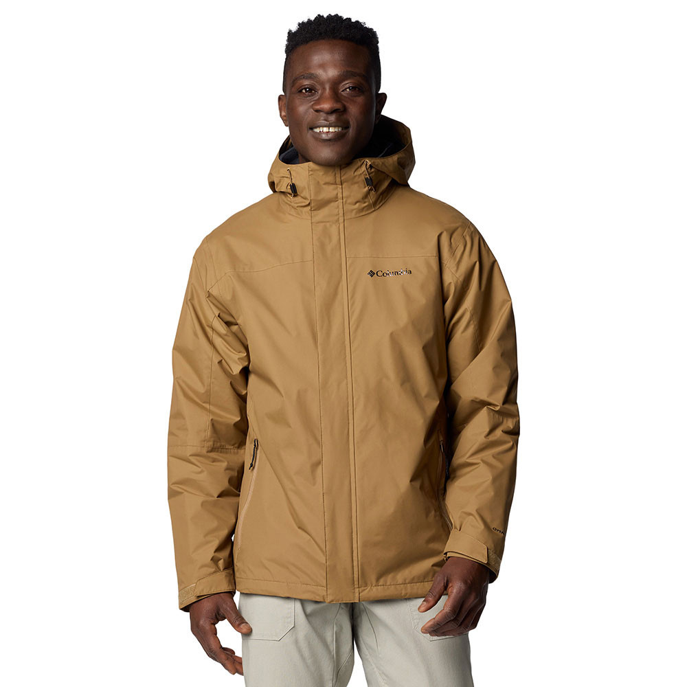 Columbia インナーダウン　ブラウン Men's Ascender Water-Resistant Softshell Jacket Big | Columbia