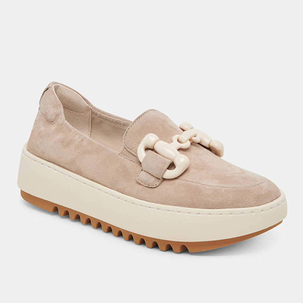 Dolce Vita Women Dolce Vita Women’s US 9 Jalia Taupe Suede Sneaker Loafers Espadrilles Platform main image 1