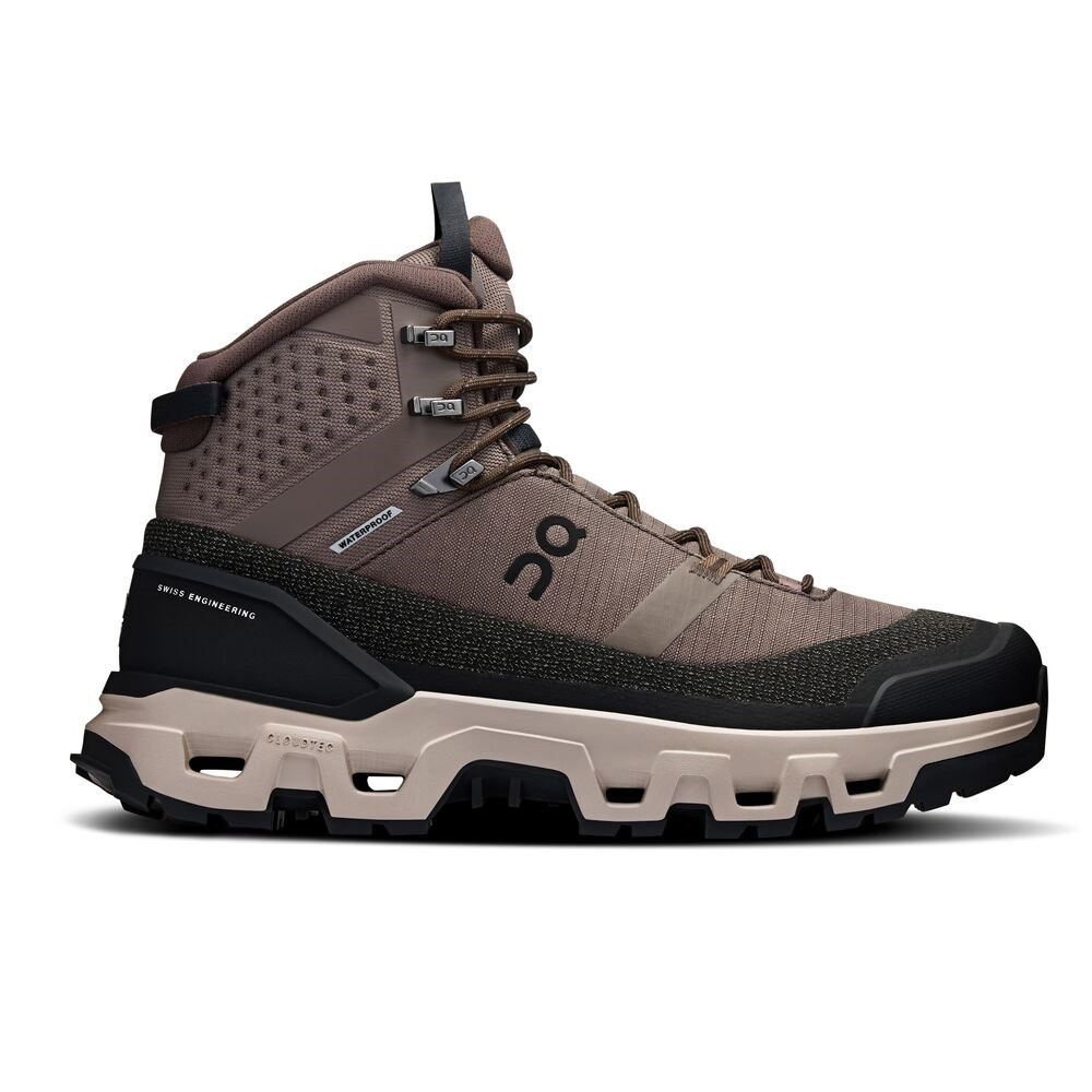 NWT On Cloud Rock Gray Men\'s High-Top Hiking Boots On Cloudrock Waterproof Men main image 4