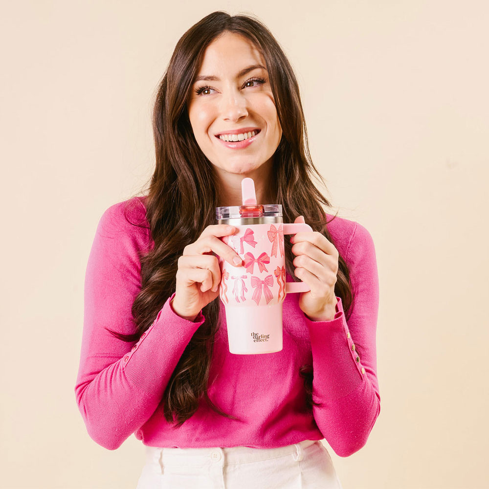 The Darling Effect Flip Straw Tumbler
