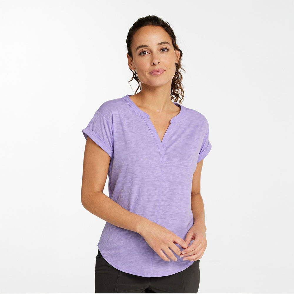 Women's L.L.Bean Streamside Short Sleeve Splitneck T-Shirt