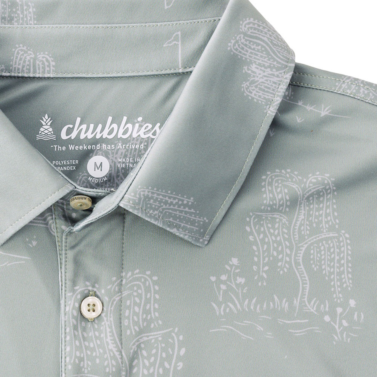 Men's Chubbies The Golf Course Willow Performance Polo