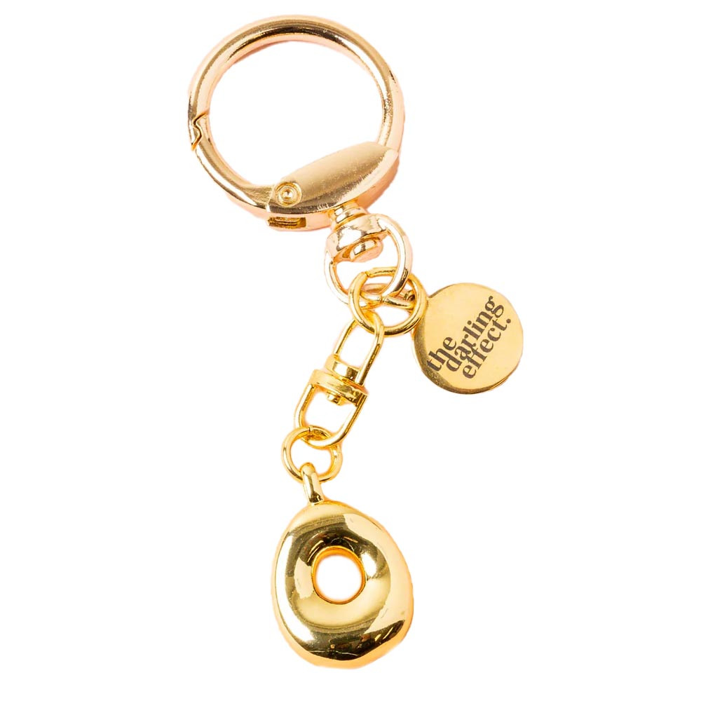 The Darling Effect O Bubble Letter Keychain Bag Charm | Eagle Eye