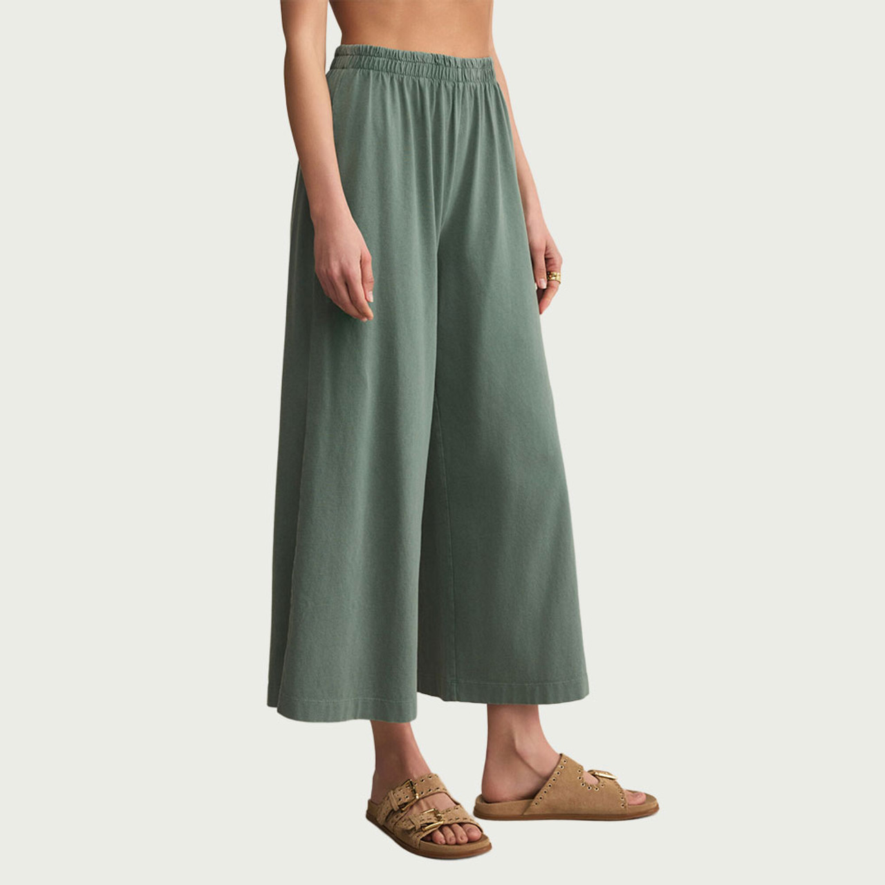 Women's Z Supply Scout Jersey Crop Flare Pants | Eagle Eye