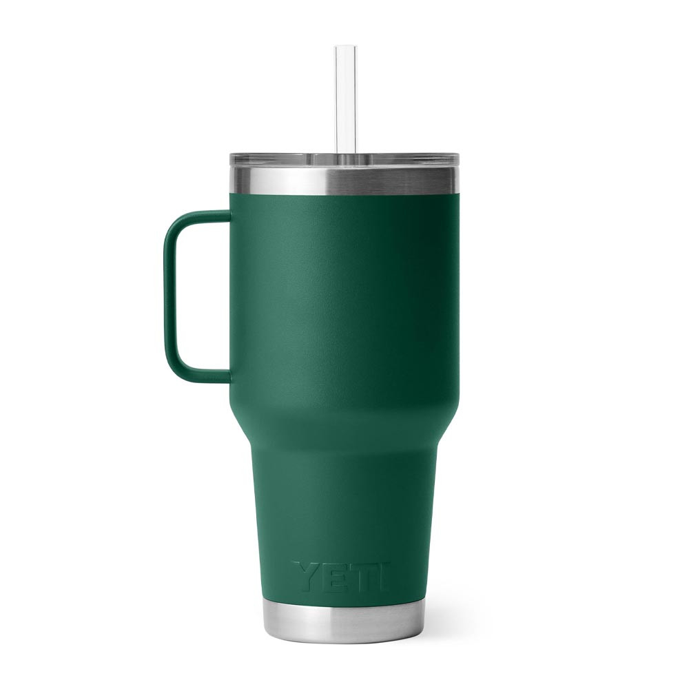 YETI Rambler 35 oz Straw Mug - Black Forest Green | Eagle Eye