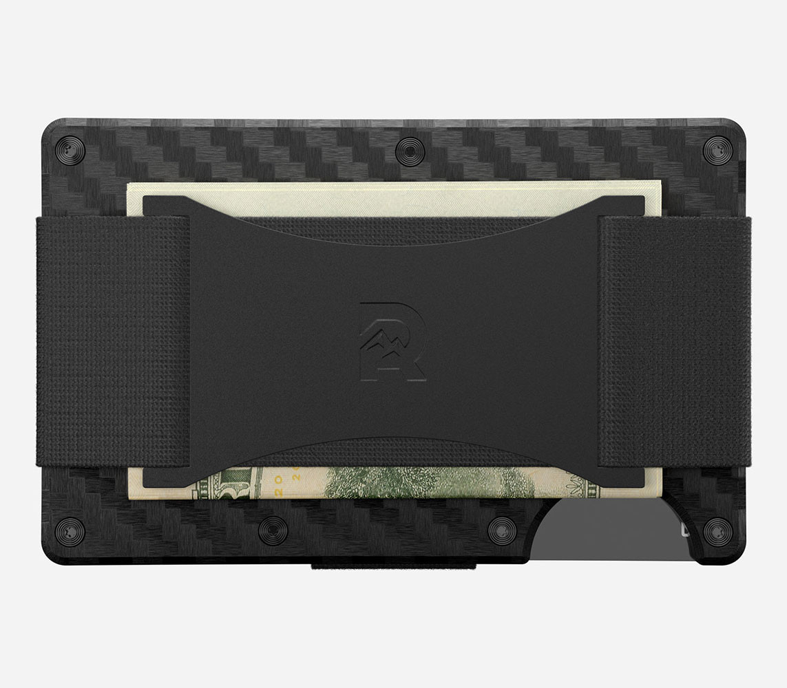 Ridge Wallet with Cash Strap - Carbon Fiber 3K | Eagle Eye Outfitters