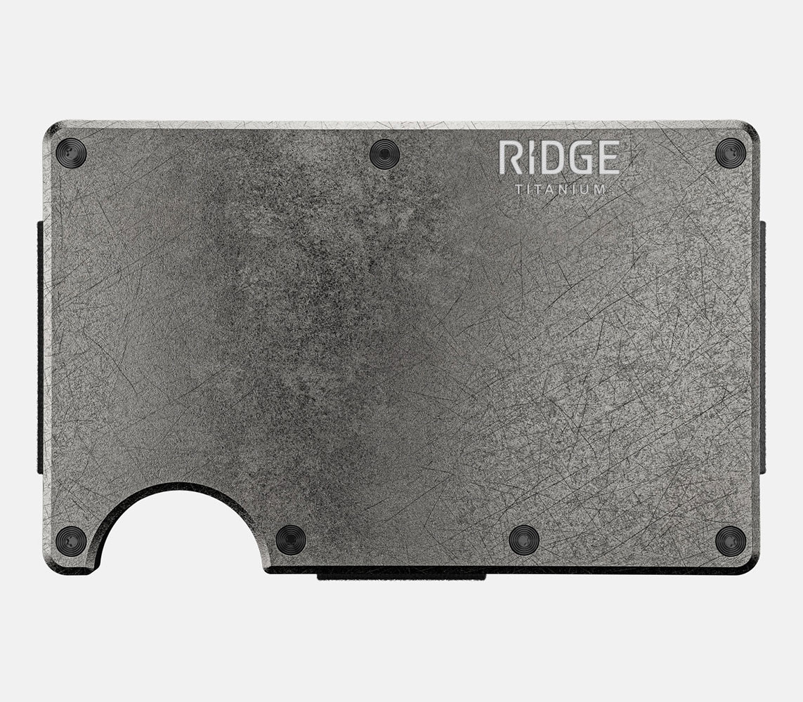 【theRIDGE】Titanium Black Cash Strap ケース Titanium Black Cash Strap | Products | the RIDGE カードも収納