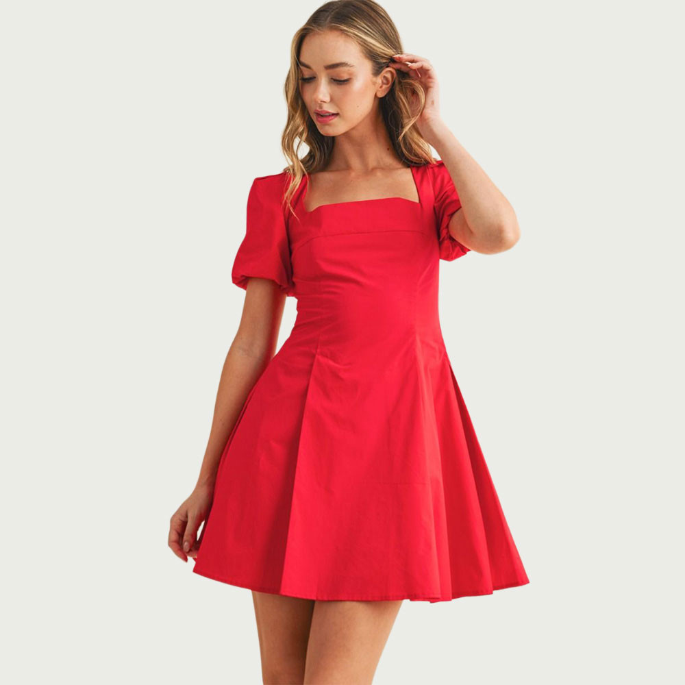 Women's TCEC Square Neck Mini Dress | Eagle Eye Outfitters Women's TCEC Square Neck Mini Dress | Eagle Eye Outfitters
