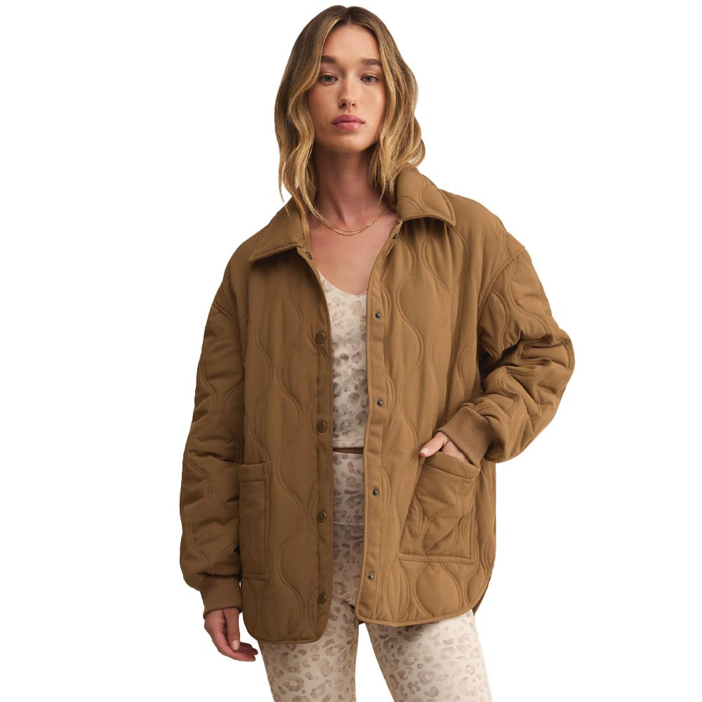 Women's Z Supply Active Long Distance Quilted Jacket | Eagle Eye