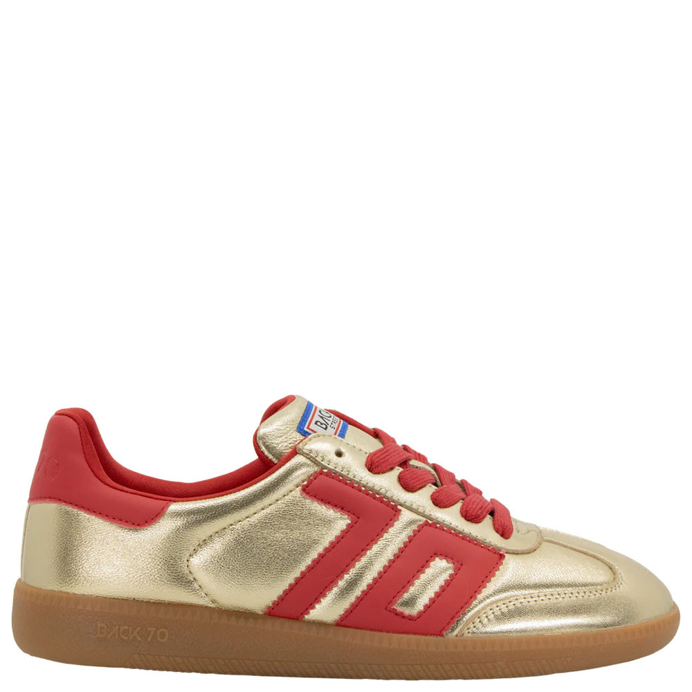 Women's Back 70 Cloud NM Sneaker - Gold Red | Eagle Eye Outfitters
