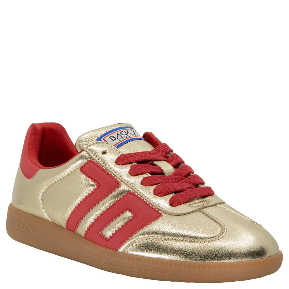 Women's Back 70 Cloud NM Sneaker - Gold Red | Eagle Eye Outfitters