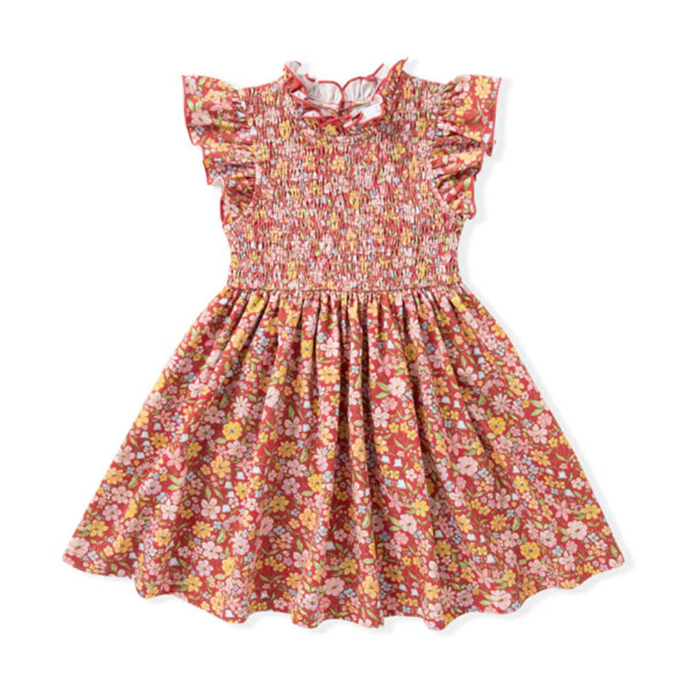 green emerald velvet dress Fall Plaid Smocked Dress  Olive You Kids Clothing