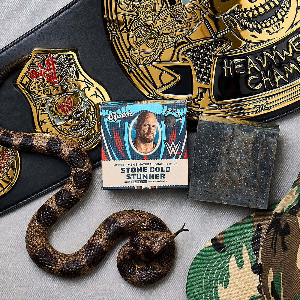 Dr. Squatch x WWE: Stone Cold Stunner Bar Soap | Eagle Eye Outfitters