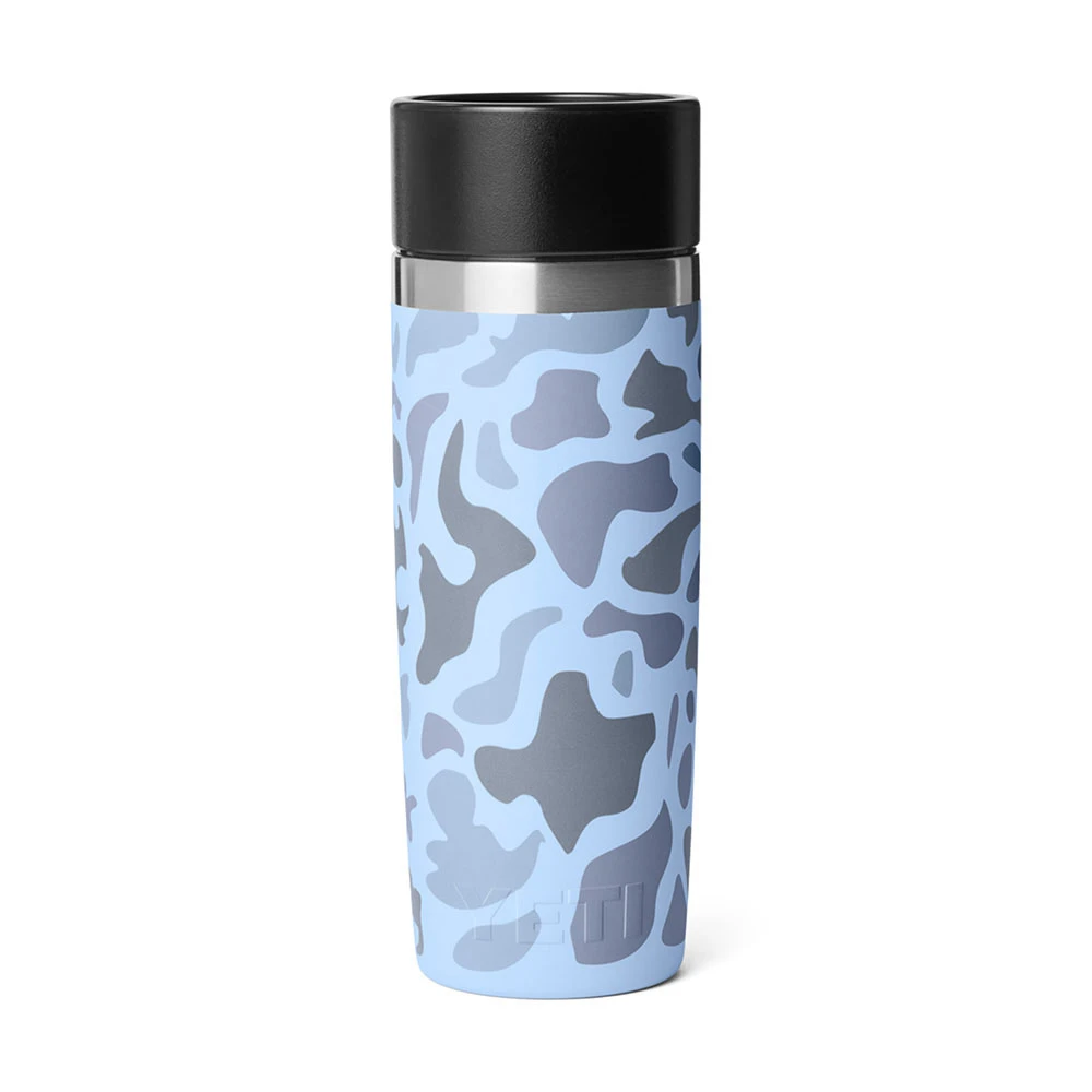 YETI Rambler Blue Camo 16 oz Travel Bottle with Commuter Cap