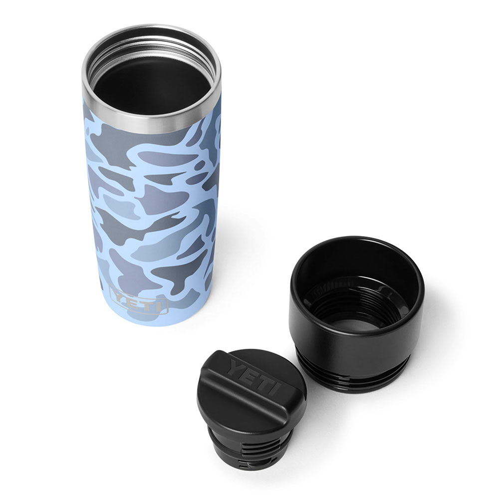 YETI Rambler Blue Camo 16 oz Travel Bottle with Commuter Cap