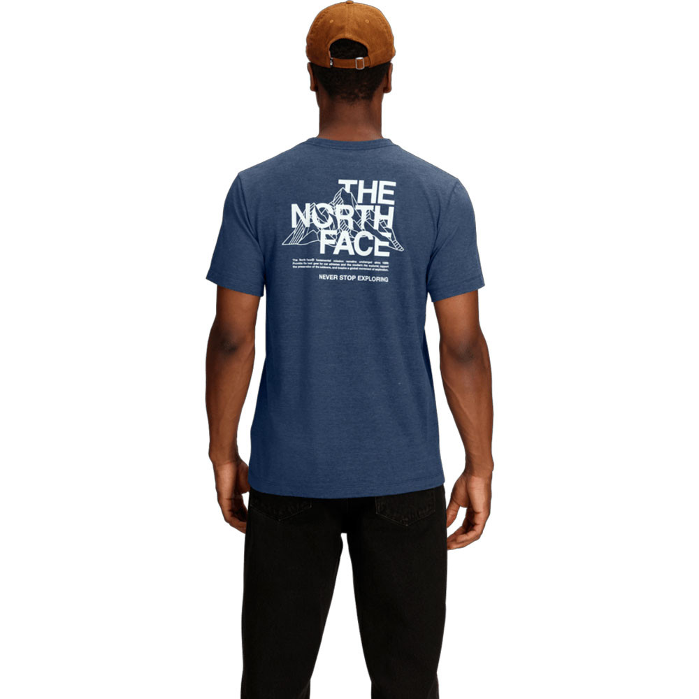 トップス THE NORTH FACE Men's The North Face Tri-Blend Mountain Sketch T-Shirt | Eagle Eye