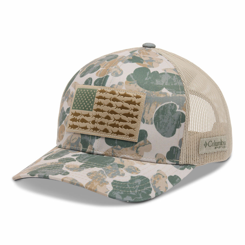 Men's Columbia PFG Camo Snap Back Ball Cap | Eagle Eye Outfitters