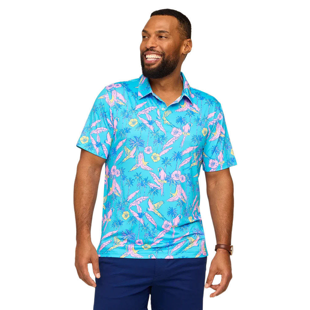 Men's Chubbies Flock Party Polo Shirt | Eagle Eye Outfitters