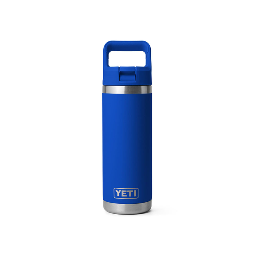YETI 18 oz Rambler Straw Bottle With Colormatched Lid - Royal Blue