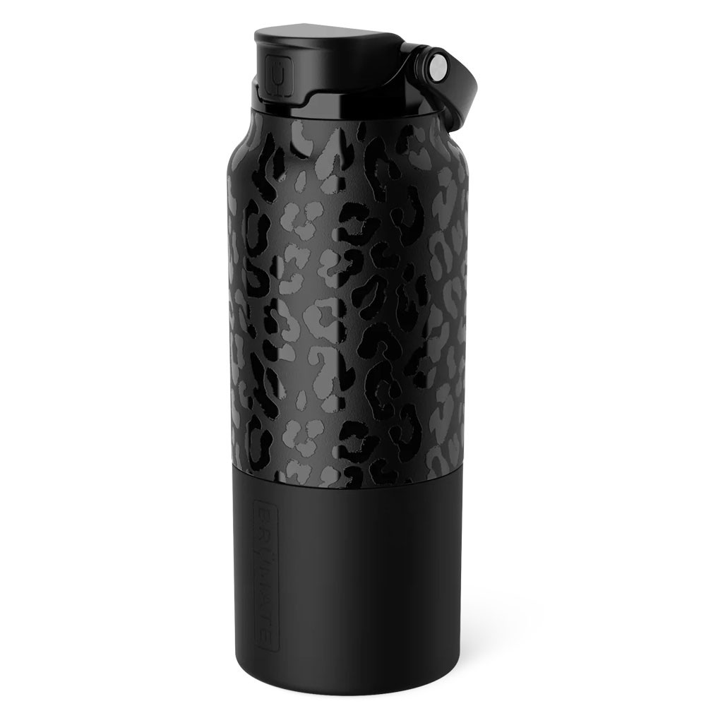 BruMate 35 oz Rise Water Bottle - Onyx Leopard | Eagle Eye Outfitters