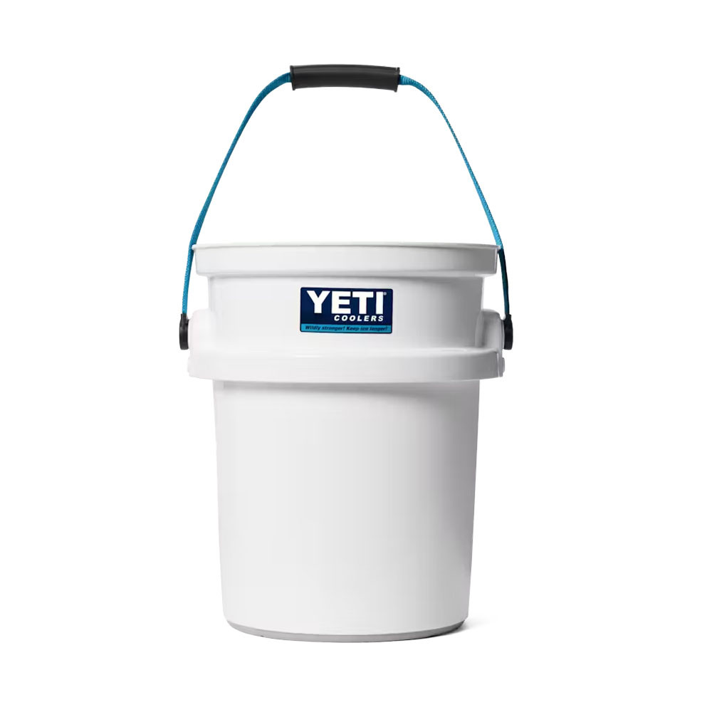 YETI Loadout Bucket - White/Blue | Eagle Eye Outfitters
