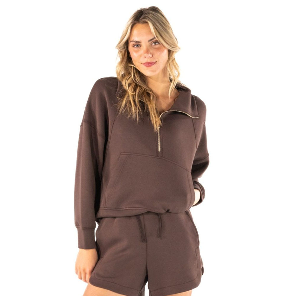 Women's Simply Southern Half Zip Lounge Pullover | Eagle Eye