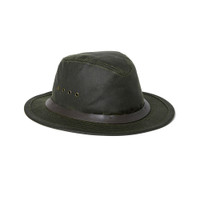 Men's Filson Tin Cloth Packer Hat - Otter Green | Eagle Eye Outfitters