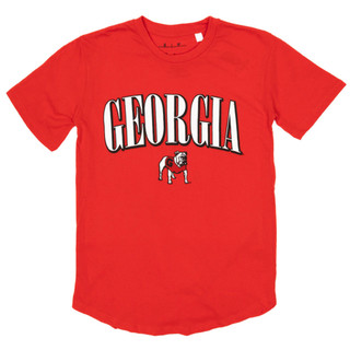 Women's Pressbox Georgia Round Bottom Tee