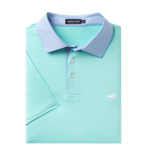 Men's Southern Marsh Bermuda Performance Polo - Hampton Stripe
