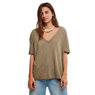 Women's Free People Nina Short Sleeve V-Neck Tee