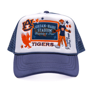 Women's Gameday Social Auburn Layer Patch Foam Trucker Hat