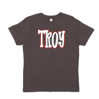 Girls' Dash Forward Trojans with Glitter T-Shirt