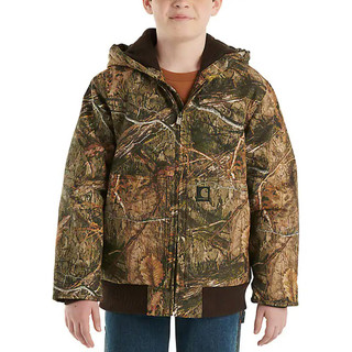Boys' Carhartt Hooded Camo Active Insulated Jacket