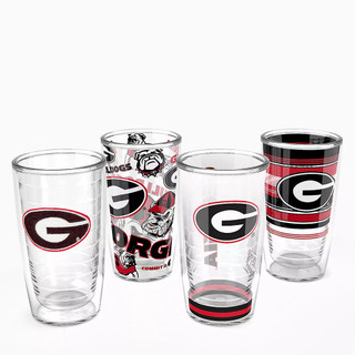 Tervis 16 oz Georgia Bulldogs 4 Pack Tumbler Set