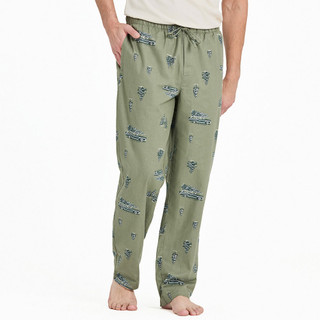 Men's Life Is Good Christmas Tree Wagon Classic Sleep Pant
