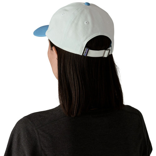 Adult Patagonia P-6 Patagonia Label Trad Birch White Shore Blue Cap back