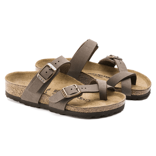 Girls' Birkenstock Mayari Sandal Mocha Pair Girls' Birkenstock Mayari Sandal Mocha Pair