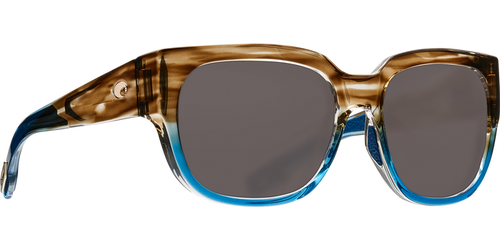 Costa Waterwoman Gray 580G Sunglasses - Shiny Wahoo