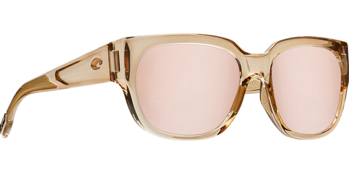 Costa Waterwoman Silver Mirror 580P Sunglasses - Blond Crystal