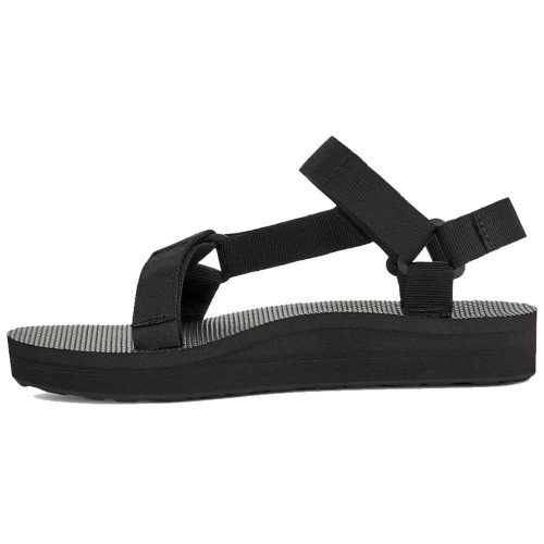 Women's Teva Midform Universal Black Sandal side 2 Women's Teva Midform Universal Black Sandal side 2