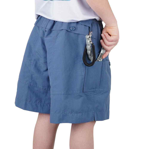 Youth Aftco Original Fishing Short Bering Sea Back Youth Aftco Original Fishing Short Bering Sea Back